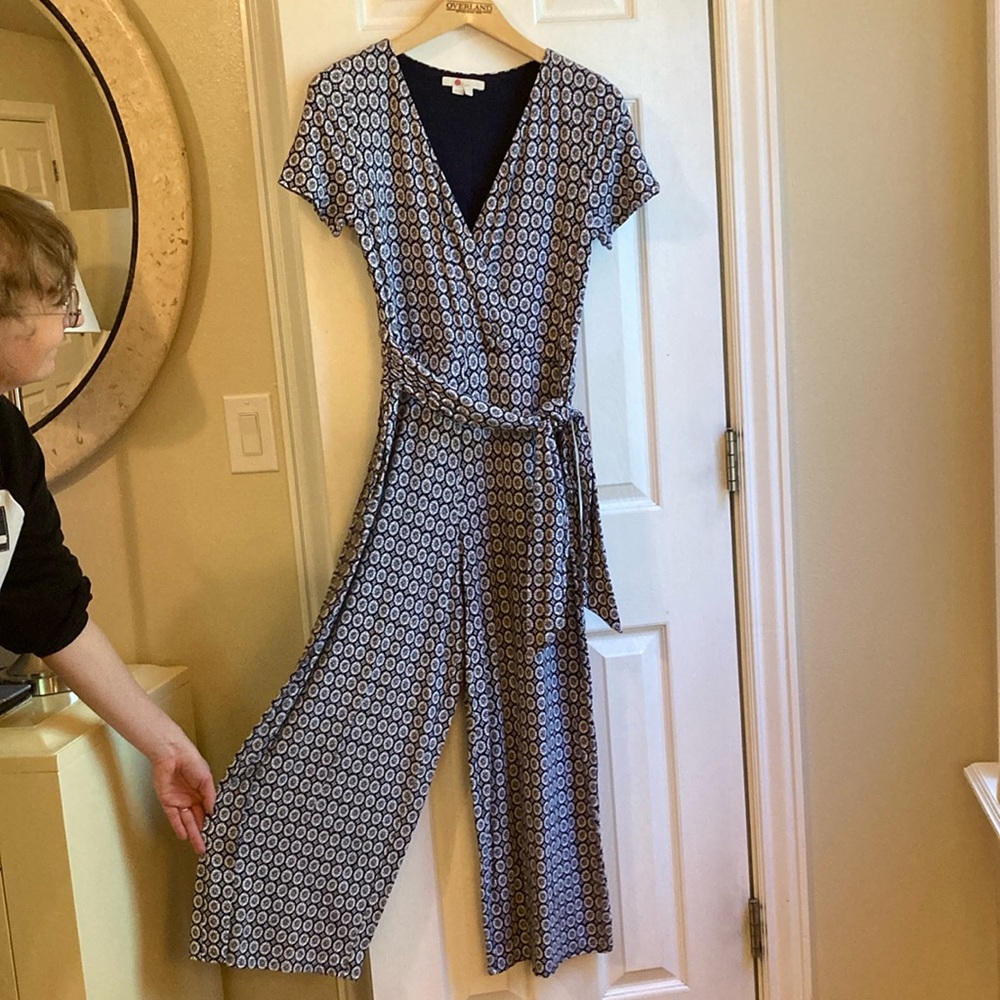 Boden Jumpsuit Dressy Short Sleeve